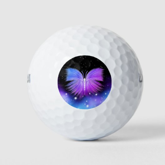 Space Fantasy Butterfly Cosmic Golfballen (Voorkant)