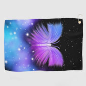 Space Fantasy Butterfly Cosmic Golfhanddoek (Horizontaal)