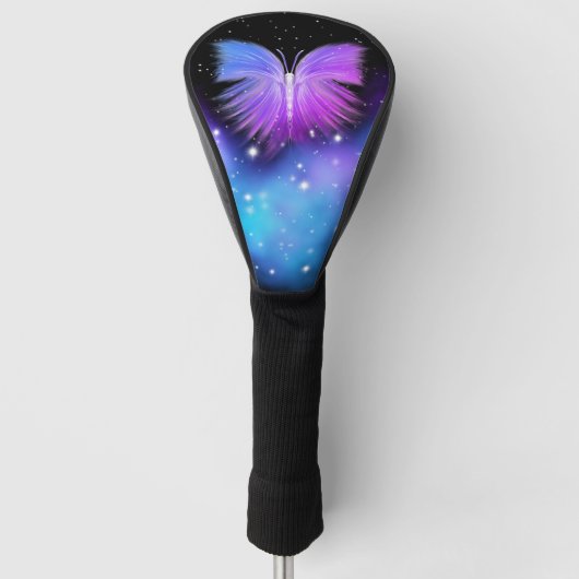Space Fantasy Butterfly Cosmic Golfheadcover (Voorkant)