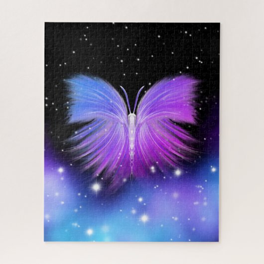 Space Fantasy Butterfly Cosmic Legpuzzel (Verticaal)