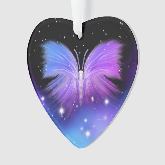 Space Fantasy Butterfly Cosmic Ornament (voorkant)