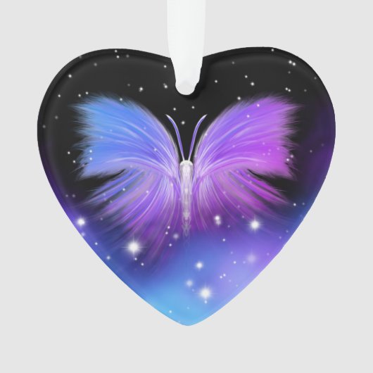 Space Fantasy Butterfly Cosmic Ornament (voorkant)