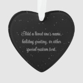 Space Fantasy Butterfly Cosmic Ornament (achterkant)