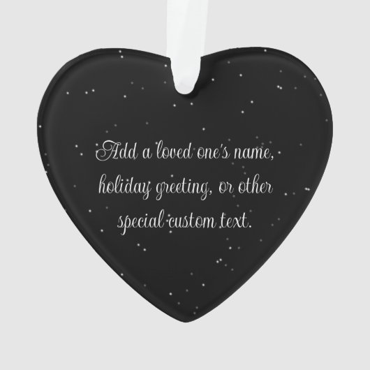 Space Fantasy Butterfly Cosmic Ornament (achterkant)