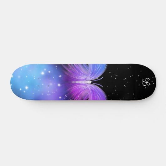 Space Fantasy Butterfly Cosmic Persoonlijk Skateboard (Horizontaal)