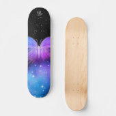 Space Fantasy Butterfly Cosmic Persoonlijk Skateboard (Voorkant)