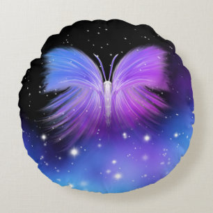 Space Fantasy Butterfly Cosmic Rond Kussen