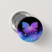 Space Fantasy Butterfly Cosmic Ronde Button 3,2 Cm (Voorkant /achterkant)