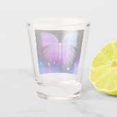 Space Fantasy Butterfly Cosmic Shot Glas (Achterkant)