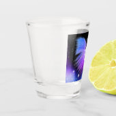 Space Fantasy Butterfly Cosmic Shot Glas (Links)