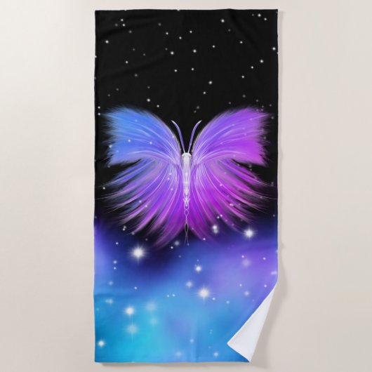Space Fantasy Butterfly Cosmic Strandlaken (Voorkant)
