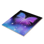 Space Fantasy Butterfly Cosmic Tegeltje (Zijkant)