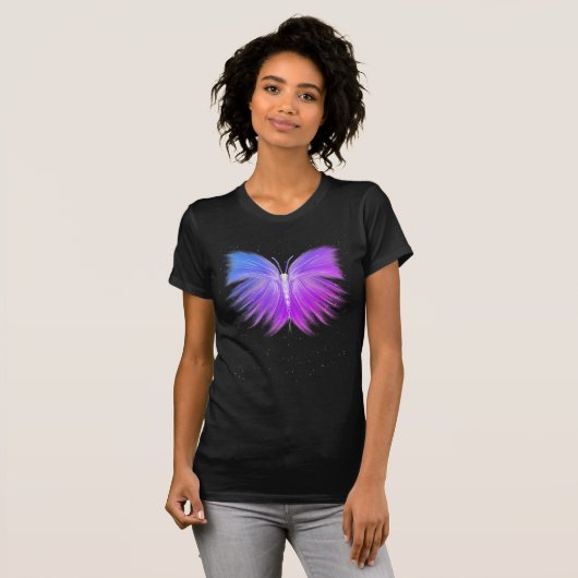 Space Fantasy Butterfly T-shirt (Voorkant volledig)