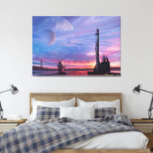 Space Fantasy Cosmos Photo Universe Canvas Afdrukk Afdruk (Insitu (Slaapkamer))