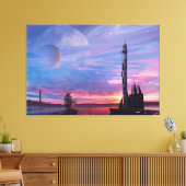 Space Fantasy Cosmos Photo Universe Canvas Afdrukk Afdruk (Insitu (Woonkamer))