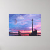 Space Fantasy Cosmos Photo Universe Canvas Afdrukk Afdruk (Voorkant)