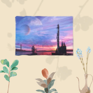 Space Fantasy Cosmos Photo Universe Canvas Afdrukk Afdruk