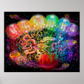 Space Fantasy Tentacles Poster (Voorkant)