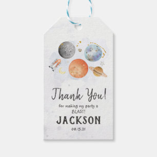 Space Favor Tag Cadeaulabel