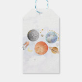 Space Favor Tag Cadeaulabel (Achterkant)