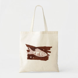 Space Ferretten Canvas tas