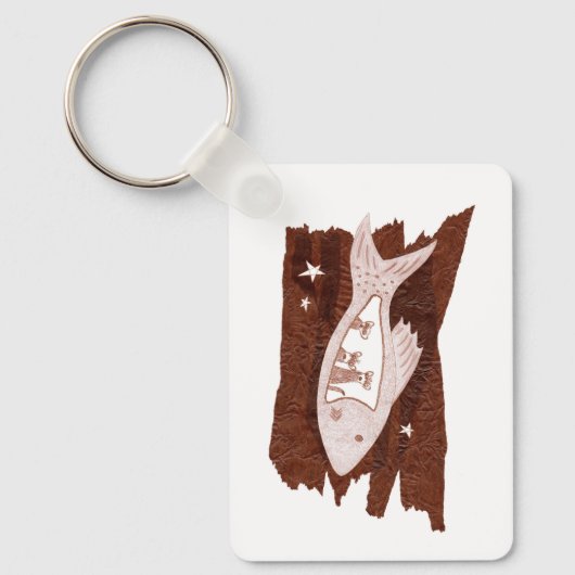 Space Ferretten Sleutelhanger (Voorkant)