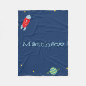 Space Fleece Blanket Deken (Voorkant)