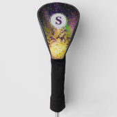 Space Flotsam Monogram Golfheadcover (Voorkant)