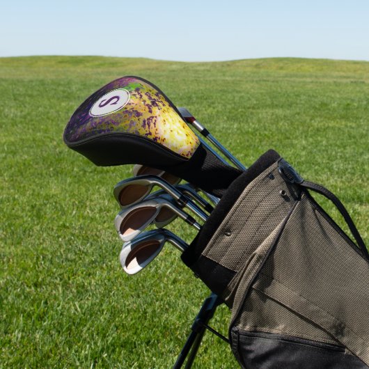 Space Flotsam Monogram Golfheadcover (Insitu)