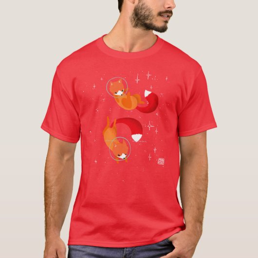 Space Foes Boy funny T-shirt (Voorkant)