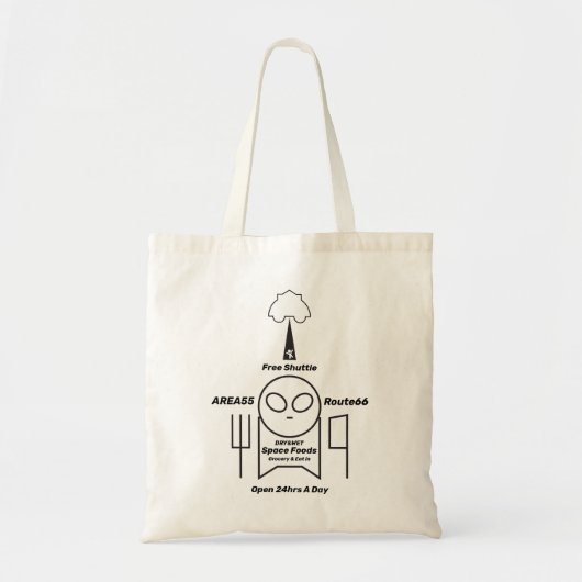 Space Foods Eco Tote Bag (Voorkant)
