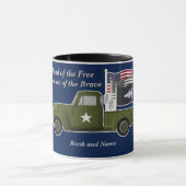 Space Force Notenkraker met kleine militaire vrach Mok (Midden)