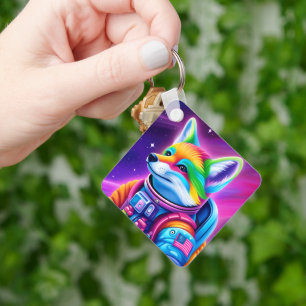 Space Fox Sleutelhanger