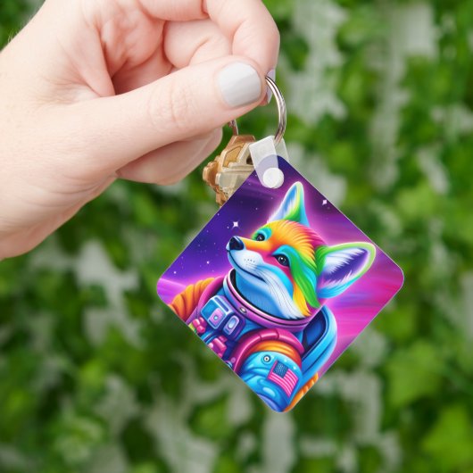 Space Fox Sleutelhanger (Hand)