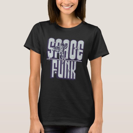 Space Funk Chillin Astronaut Galaxy Spaceman Astr T-shirt (Voorkant)