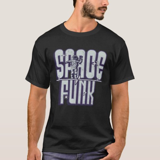 Space Funk Chillin Astronaut Galaxy Spaceman Astr T-shirt (Voorkant)