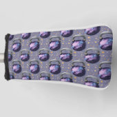 Space Galaxy Kettlebell Golfheadcover (Voorkant)