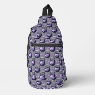 Space Galaxy Kettlebell Sling Bag