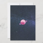 Space Galaxy Meisje 3e 5e 6e 7e 8e 9e Verjaardag Kaart (Achterkant)