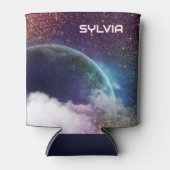 Space Galaxy Planeet | Gepersonaliseerde blikjesko Blikjeskoeler (Voorkant)