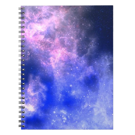 Space Galaxy Print Notitieboek (Voorkant)