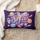 Space Galaxy Sofia gepersonaliseerd Sierkussen Kussen (Deken)