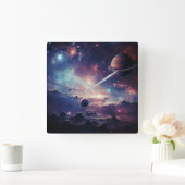 Space Galaxy Symfonie Wandklok (Huis)