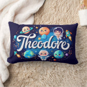 Space Galaxy Theodore Gepersonaliseerd Sierkussen Kussen (Deken)