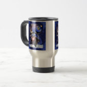 Space Galaxy Travel Mug Harley Davidson Reisbeker (Voorkant links)