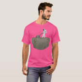 Space Gardener - Astronaut Cut The Lawn On Moon Ga T-shirt (Voorkant volledig)