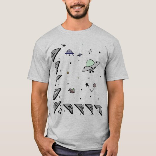 Space Geek T-shirt (Voorkant)
