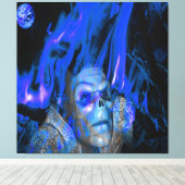 Space Geest Canvas Afdruk (Insitu (Houten vloer))