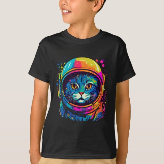 Space Gifts Kat Mam Kat Pap Mannen Vrouwen Kinder  T-shirt (Voorkant)