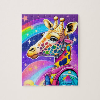 Space Giraffe Puzzel
